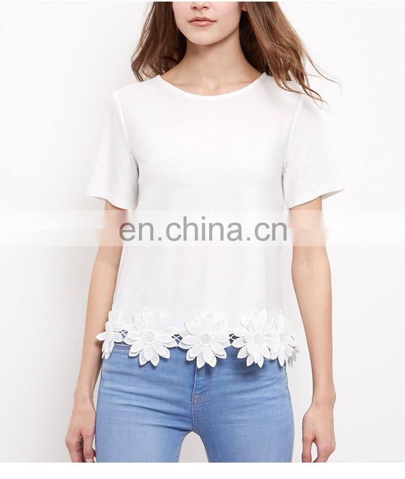 2017 Beautiful Western O- Neck For ladies T shirt Sun Flower t shirt Overseas T shirt