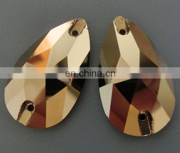 China wholesale sapphire sew on crystal beads elegant crystal stone