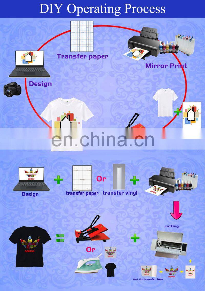 cheap t shirt auto heat press transfer printing machine