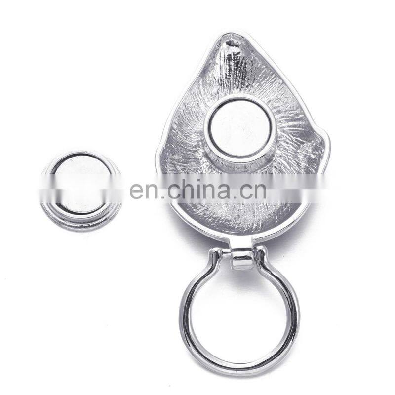 Custom Halloween Series Cat Magnetic Eyeglass Holder, Upright Eyeglass Holder Brooch Pins