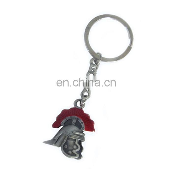 Plain Tourism Souvenir Building High Quality Custom Shaped Metal Key Charm Keyholder Keychain