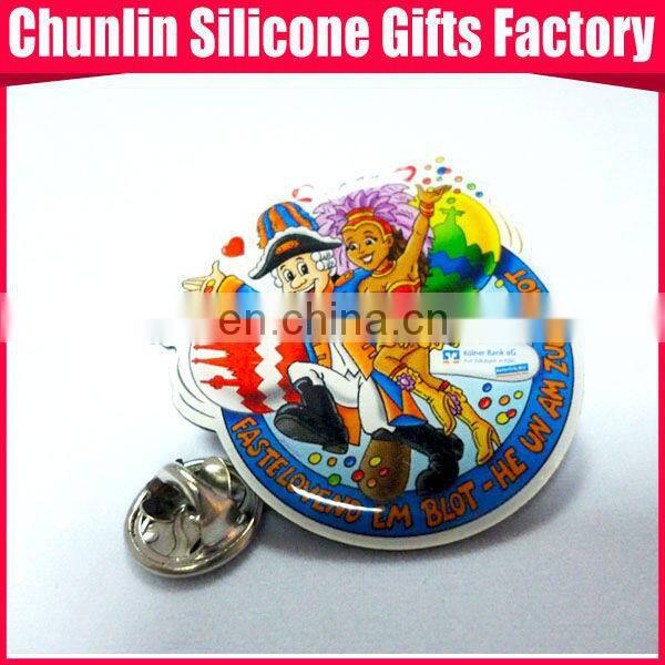 custom high quality magnetic aluminium badge