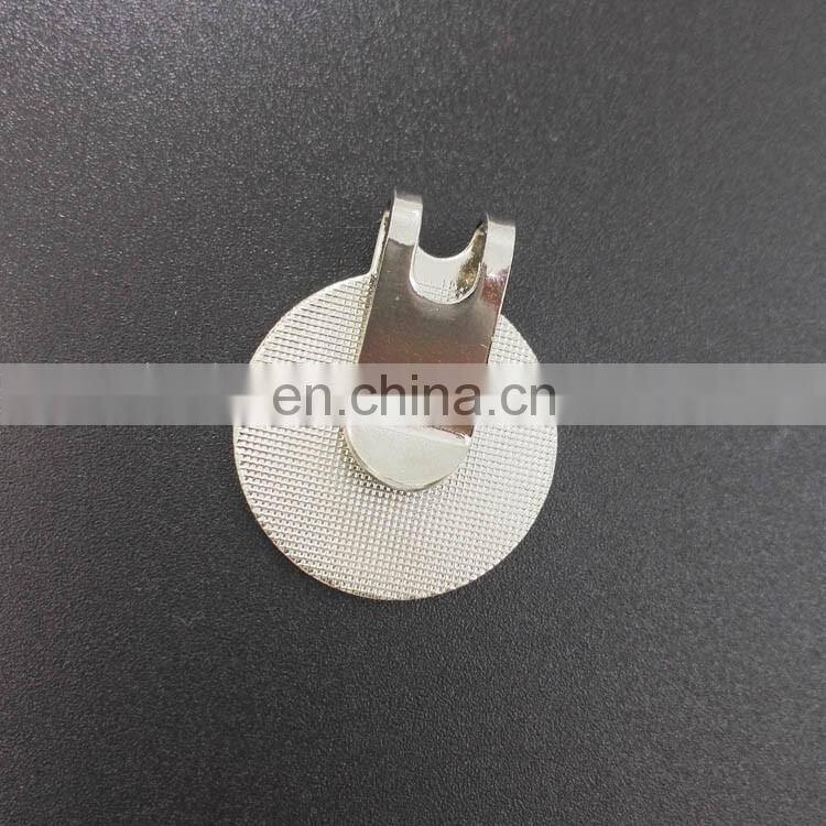 metal golf divot repair tool with golf ball marker