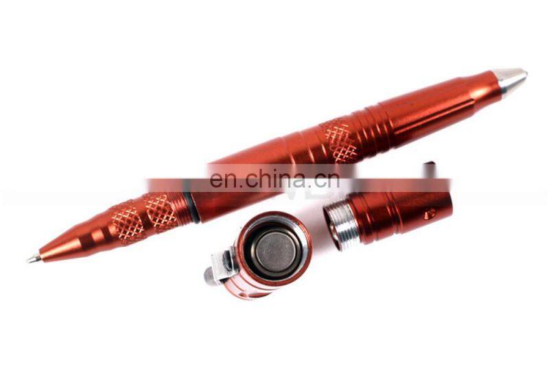 162mm Aluminum Alloy 10 Hour Working Nichia LED Tactical Pen Defense Self Defence