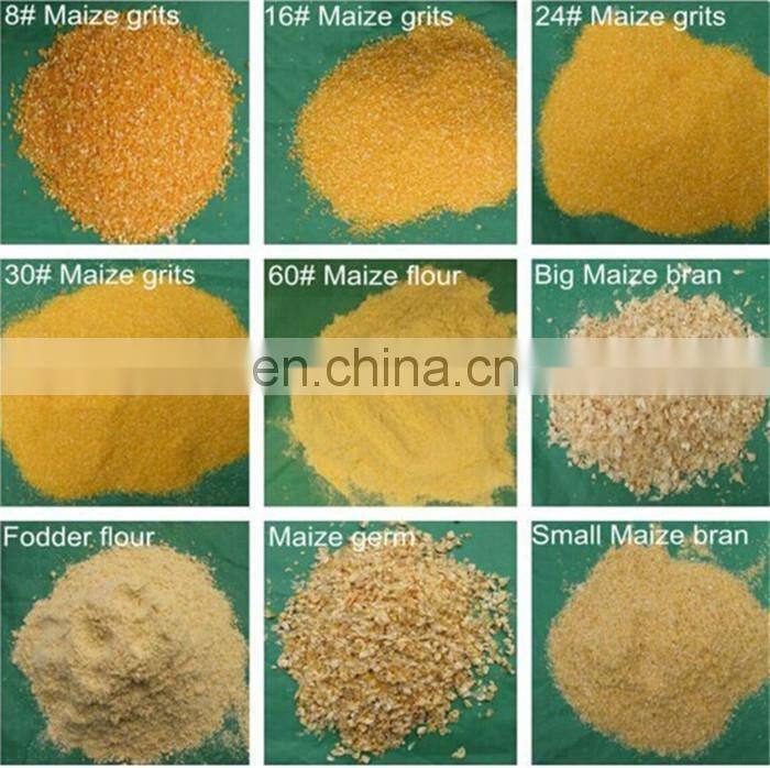 50T/Day maize flour corn grits mill grinding machine plant from China