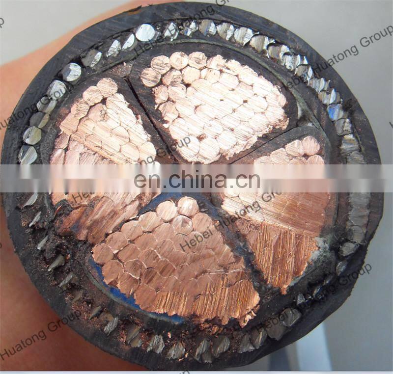 LV/MV xlpe insulated or pvc insulated types of electrical underground cables