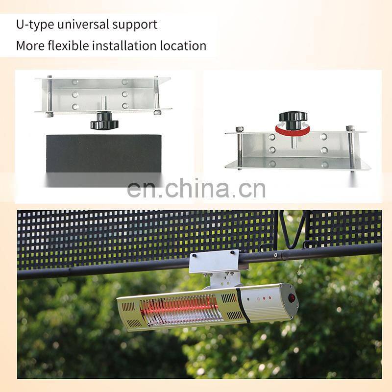 Wall beautiful and practical electronic halogen heater