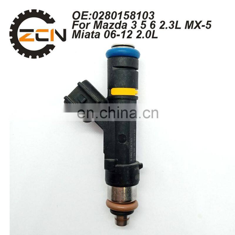 0280158103 FUEL INJECTOR VALVE FOR 06-12 Mazda MX-5 Miata 3L3 5 6 2.0L 2.3L