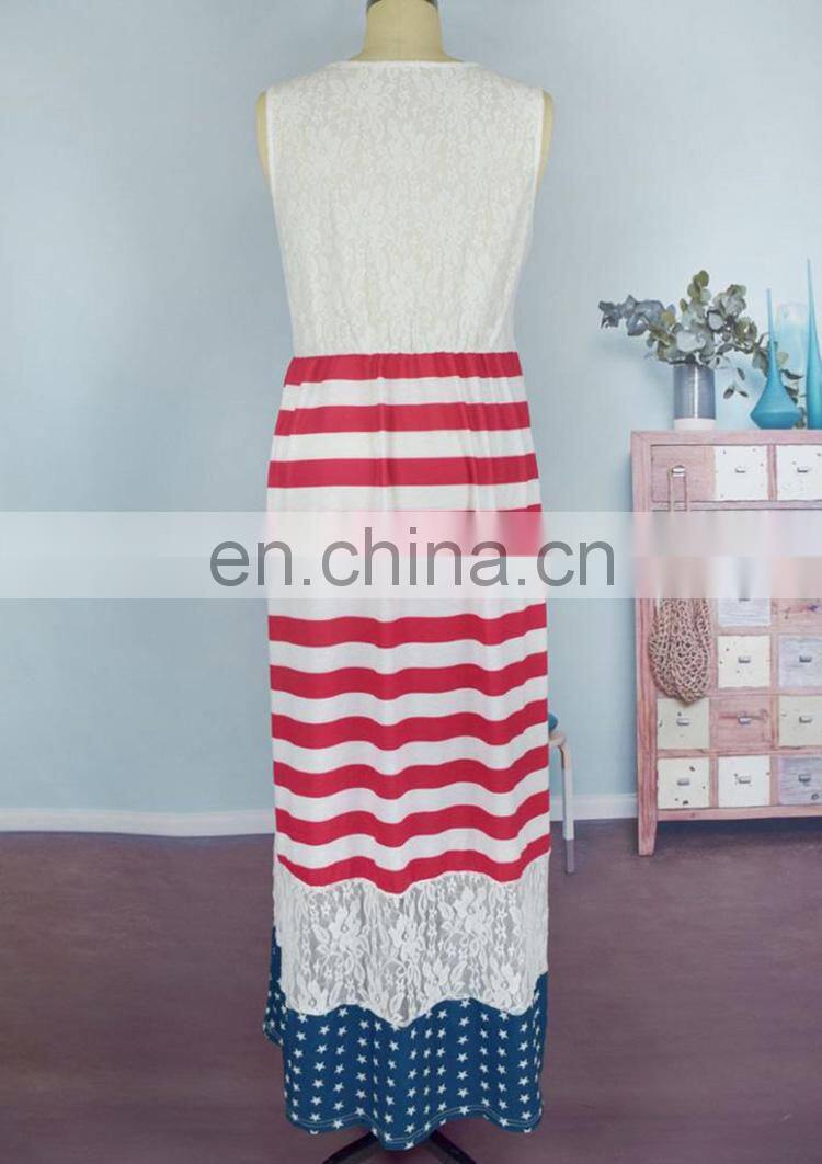 2019 new trendy women clothing design long mommy and me maxi dress mother daughter matching dresses for mom