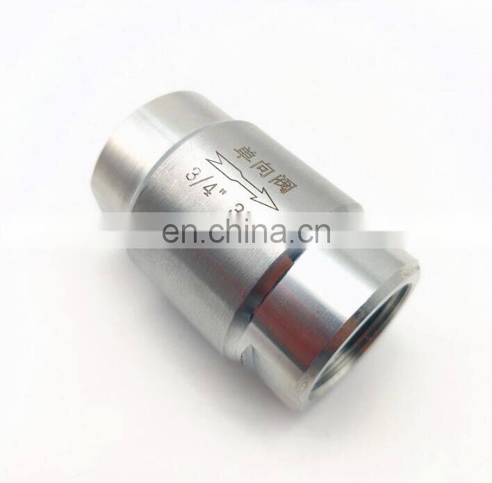 304 stainless steel high pressure check valve 4 points inner wire check valve