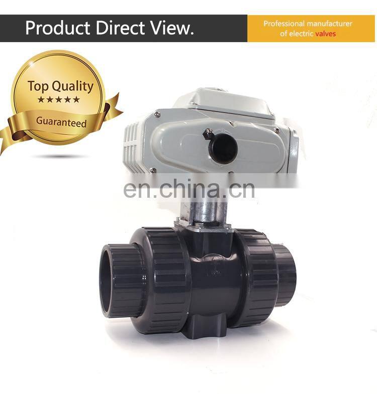 CTB-005 50NM 90 degree actuator 24v DN32BSP 40mm 220v pvc electric actuator ball valve