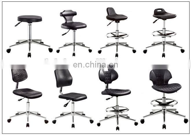 Laboratory Adjustable Chair Movable Metal Lab Chair Lab Stools