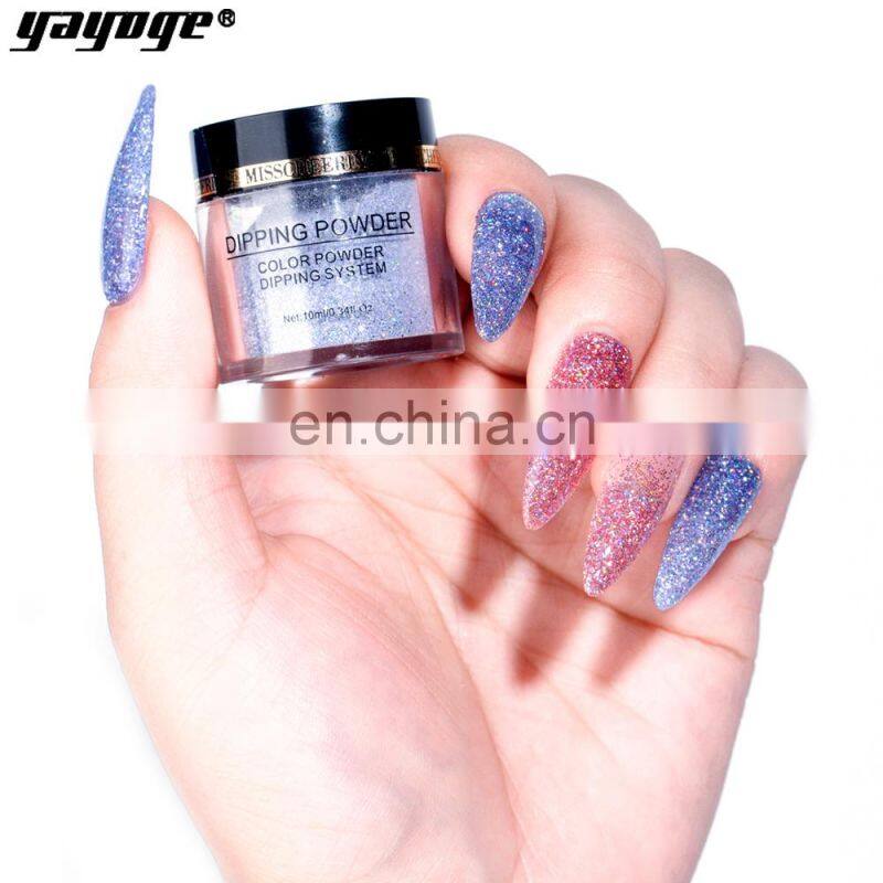 Glitter Nail Art Design Powder Beauty Mood Changing Nail Dip Powder
