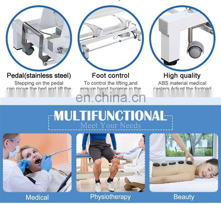 Electric beauty bed facial table