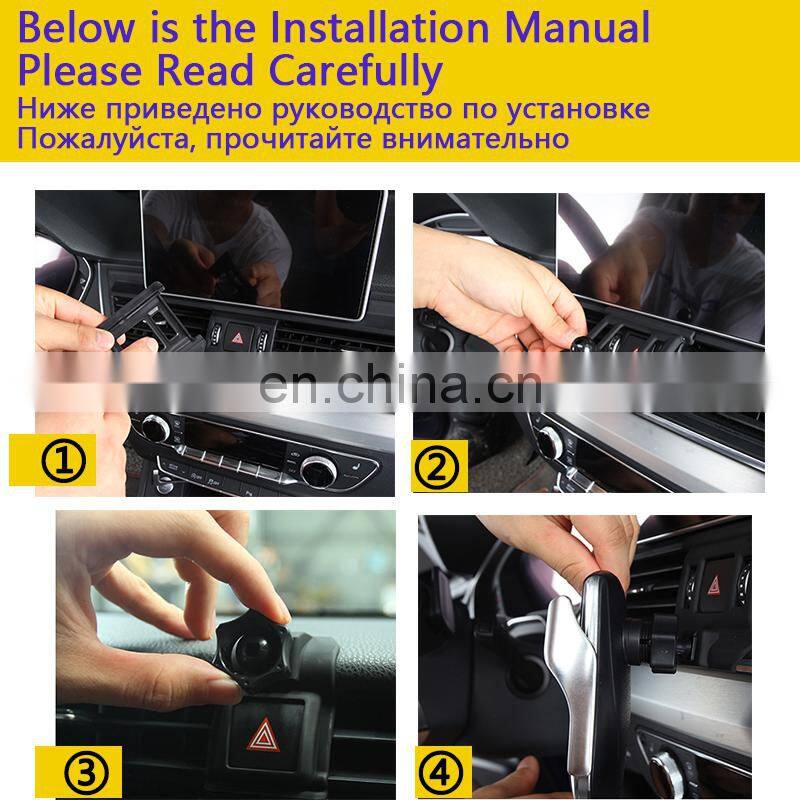 Car Mobile Phone Holder for Volvo S90 CC 2017 2018 2019 2020 Stand Wireless Charging Bracket Air Vent Car Accessories for iphone
