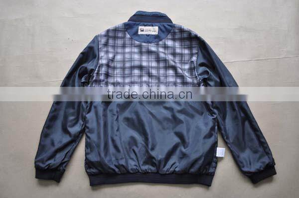 waterproof polyester plain windbreaker jacket