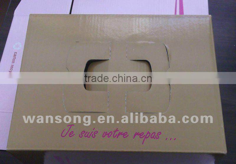 New corrugated paper packaging box