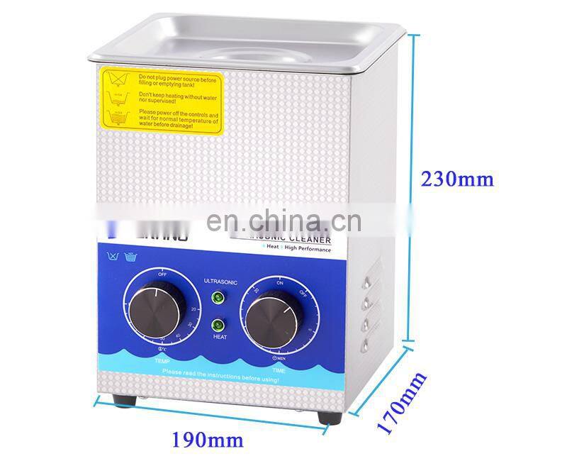 Best Price 2L Ultrasonic Cleaner for Dentist 60W Ultrasonic Cavitation Denture Cleaning