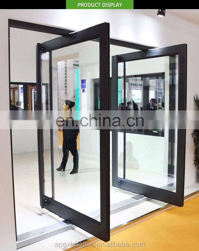 Resident heavy duty front entry pivot aluminum door