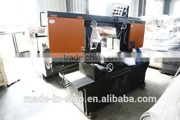 Swiel Head Metal Bandsaw Cutting 60 degrees