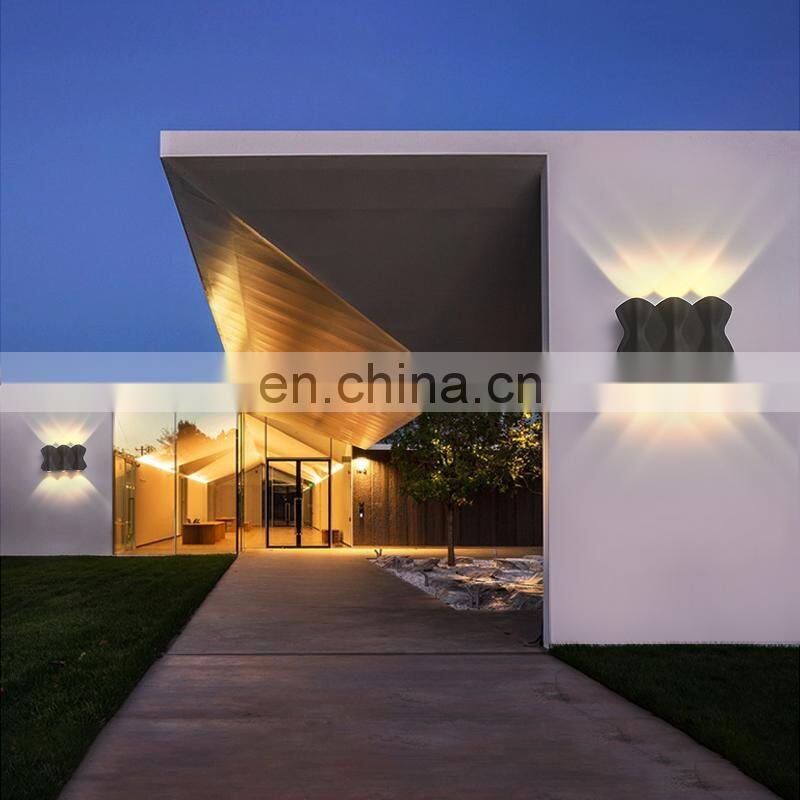 Aluminum Indoor Bedroom Living Room Stairs Wall Light New IP65 LED Wall Lamp Outdoor Waterproof Garden Lighting 4W 6W 8W