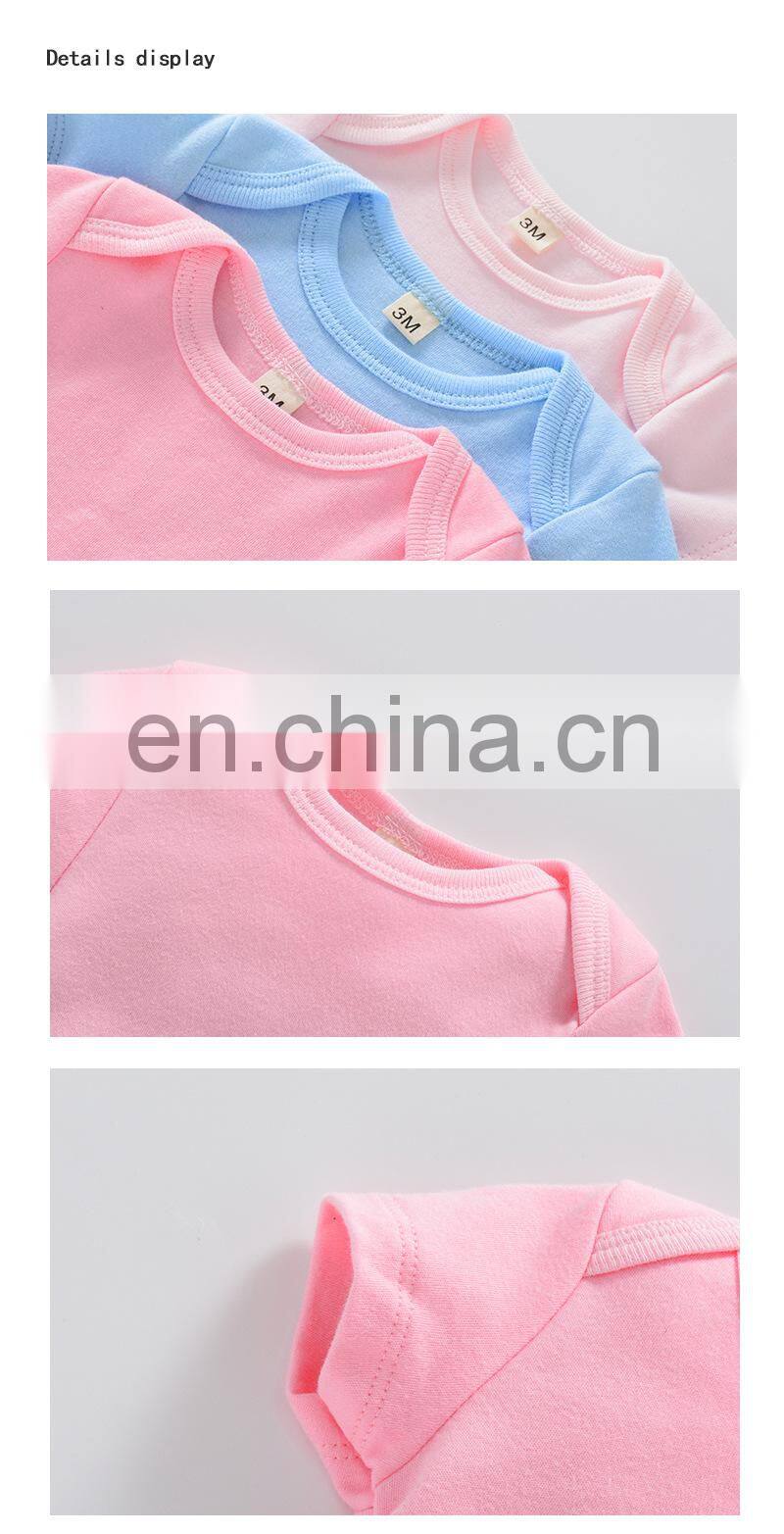 Infant Clothing Short Sleeve Cotton Baby Romper