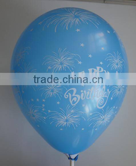 100% natural latex balloon for birthday party decoration