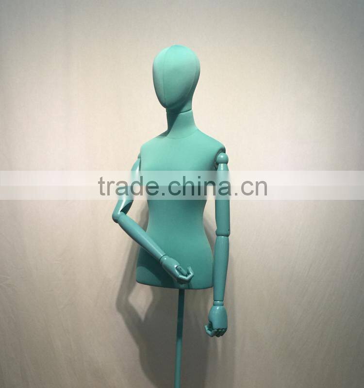 upper body female mannequin torso