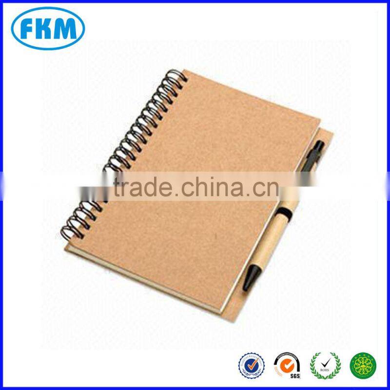 handmade hardcover notebook with pen