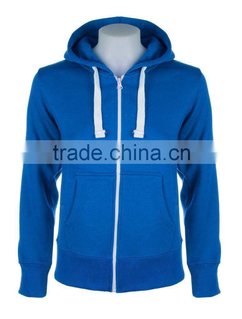 Premium Cotton Ring-Spun Fleece Hooded Sweatshirt