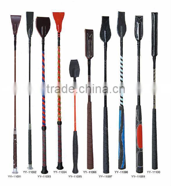 Different Leather Horse Whips, Whips