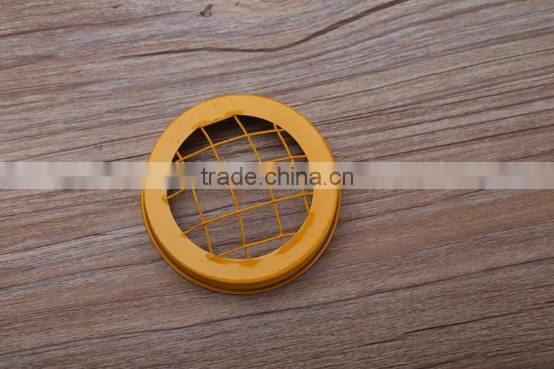 70mm copper frog mouth lid for glass mason jar