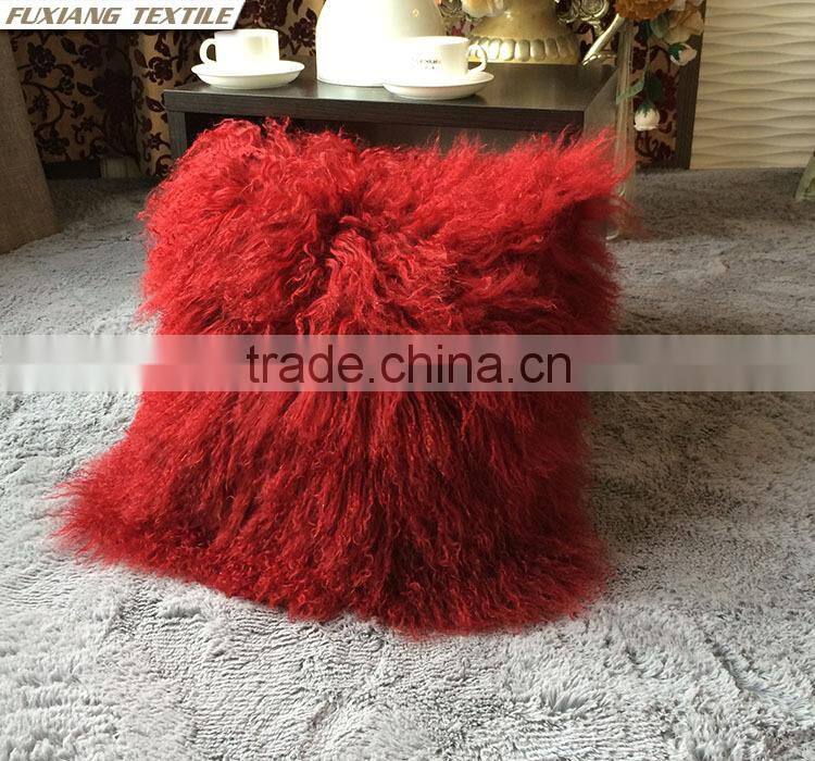 luxury fur pillow cushion