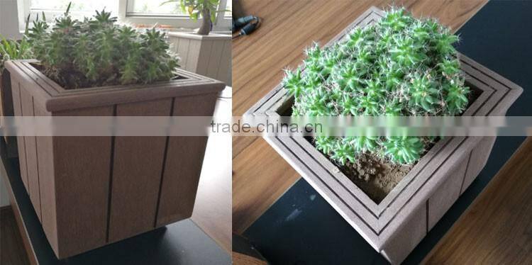 Outdoor WPC Flower Pot Composite Garden Pot