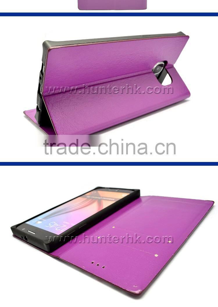 Printing Flora Leather Book Case For SamsungS6