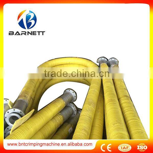 ss cover protected 250mm Rubber Oil Resistant Flexible Dock Return Hose