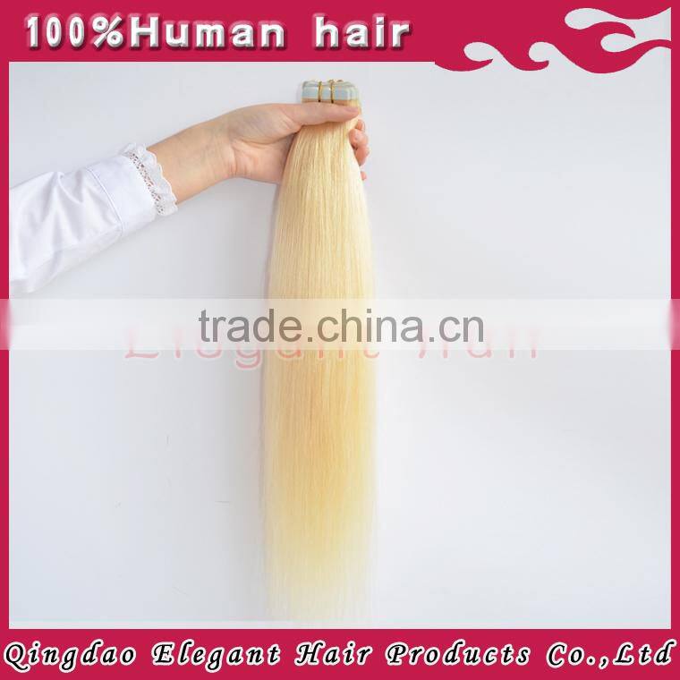 Alibaba wholesale 20 inch tape extension unprocessed 100% virgin brazilian hair #60a tape hair