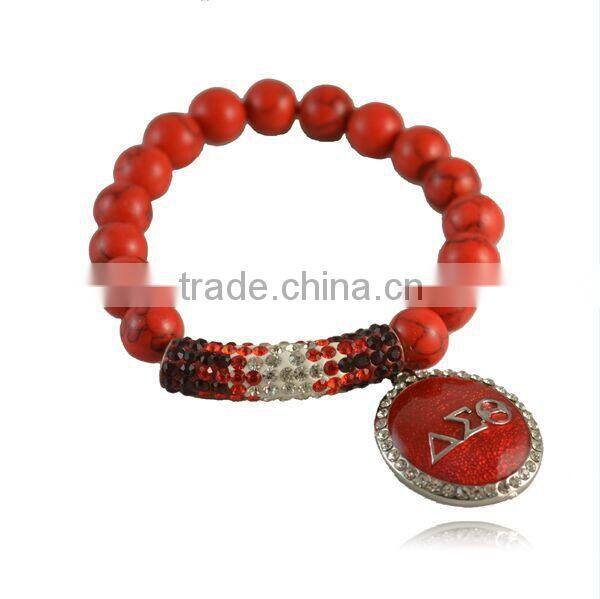 Delta Sigma Theta Ball Bead Bracelet jewelry