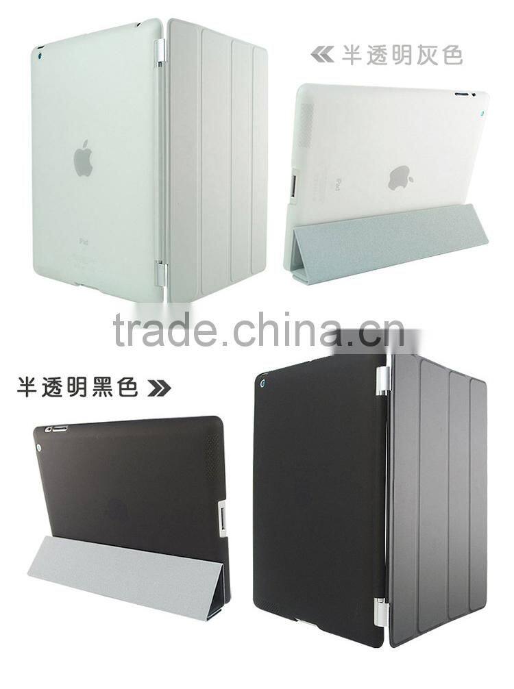 new product Smart cover For iPad 6 leather Stand case