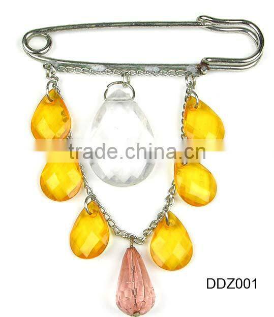 Stone flower rhinestone brooch,brooch in bulk,fancy brooch pin