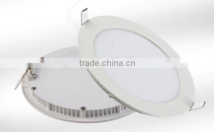 High quality round 6W color adjustable led slim panel light