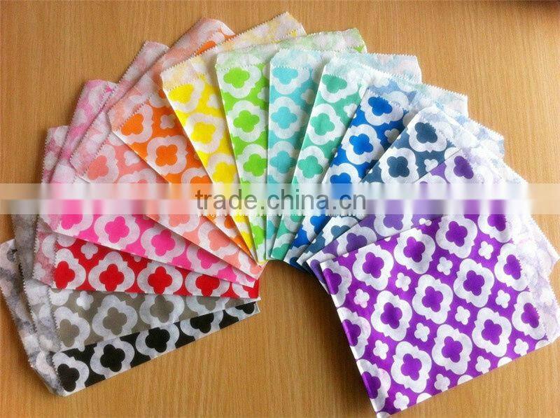 Chevron Porpcorn Kraft Paper Favor Bag