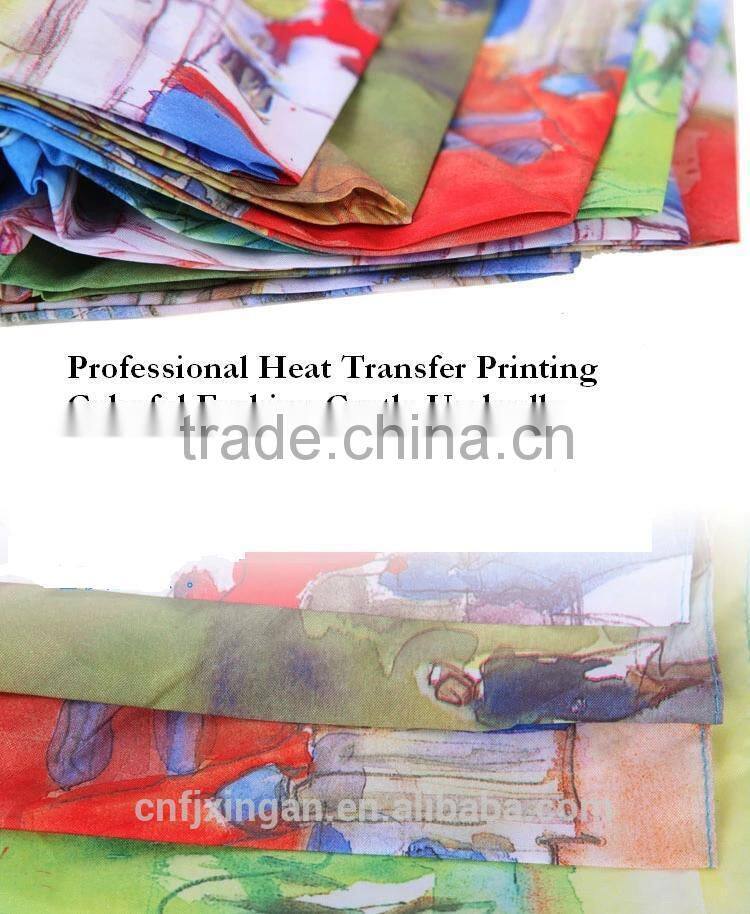 new castle pattern printing umbrella custom full print gift umbrella