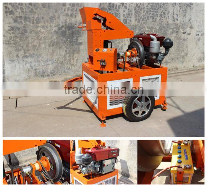 FL1-20 eco compressed earth block making machine with car tire in India