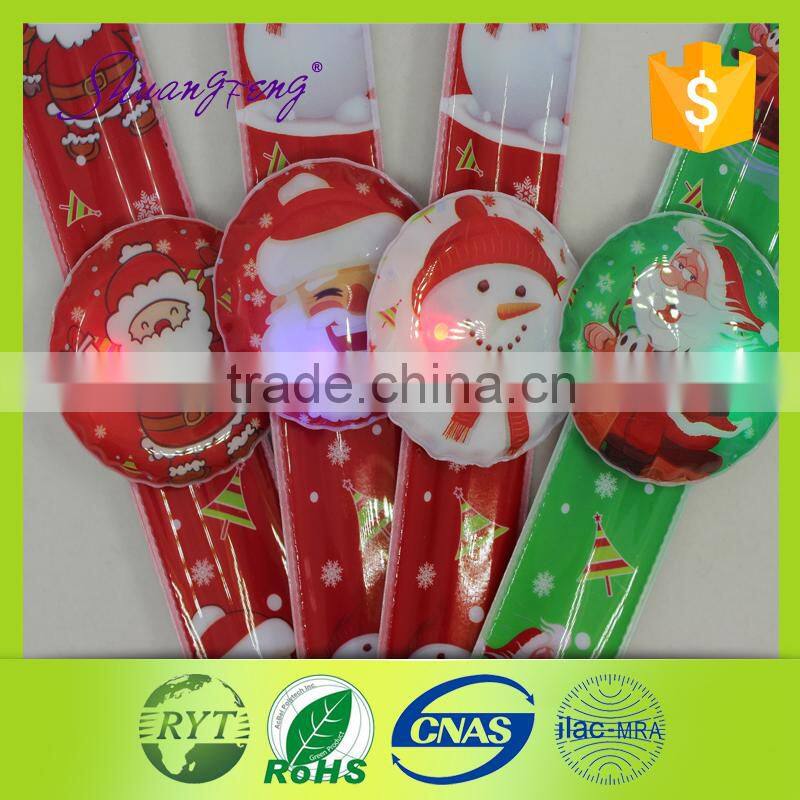 Newest custom logo with light kids LED light bracelet