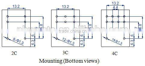 Power relay electronics relay for 3A 5A10A 220VAC 12V 24V(JZX-18F)