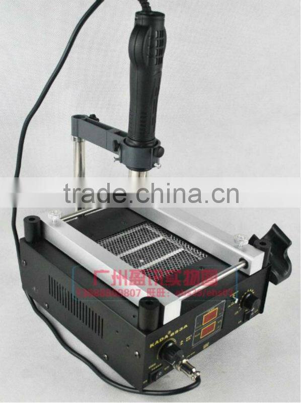 High quality KADA 853A IRDA Digital Soldering Hot Air preheater + hot air gun holder