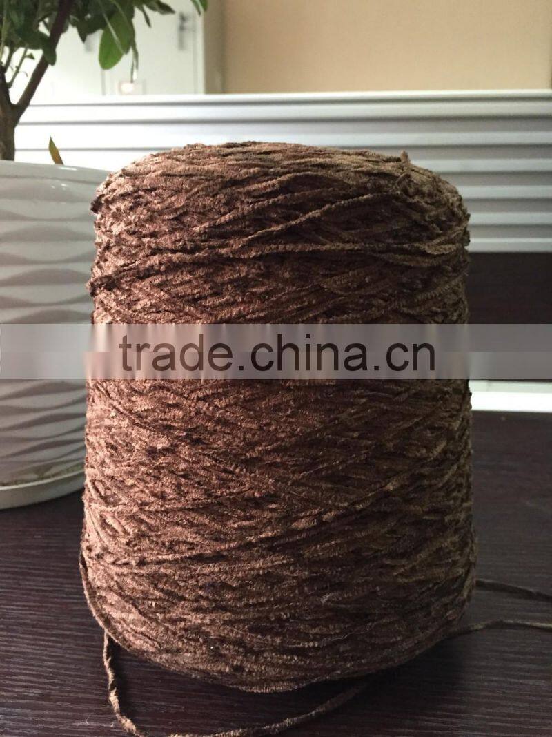 weaving polyester chenille yarnW