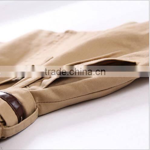 Khaki Fahion Kid Wear Autumn Coat