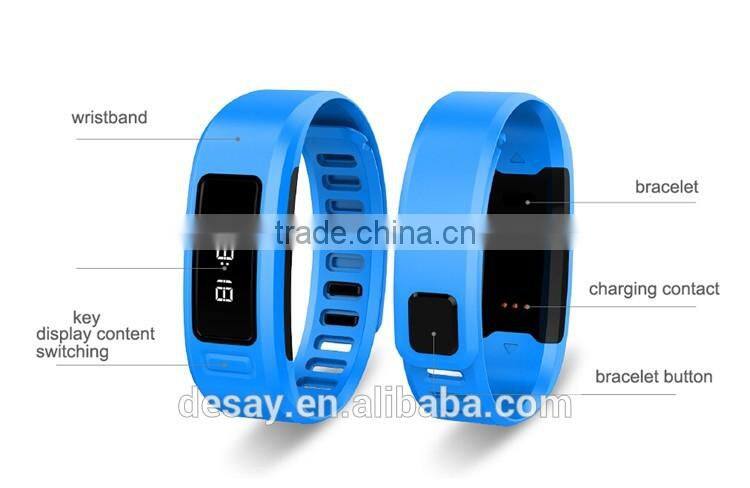 Desay Call/SMS Reminder Photo Music Support Android IOS Bluetooth OLED Smart Bracelet DS-B201